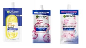 รีวิวสลีปปิ้งมาร์คซองในเซเว่นหน้าฉ่ำข้ามวันราคาน่ารัก 3 Garnier Sakura Glow Sleeping Mask
