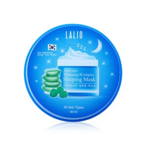 รีวิวสลีปปิ้งมาร์คซองในเซเว่นหน้าฉ่ำข้ามวันราคาน่ารัก 5 Lalio Aloe Vera Whitening 9 Complex Sleeping Mask