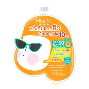 รีวิวกันแดดซองในเซเว่น หน้าใสลดฝ่าราคาประหยัด 11 MizuMi UV Acne Matte Serum