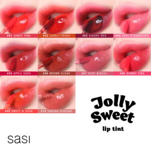 ลิปทินท์ปากฉ่ำในเซเว่น ปากสวยในราคาสุดน่ารัก 5 Sasi Jelly Sweet Lip Tint