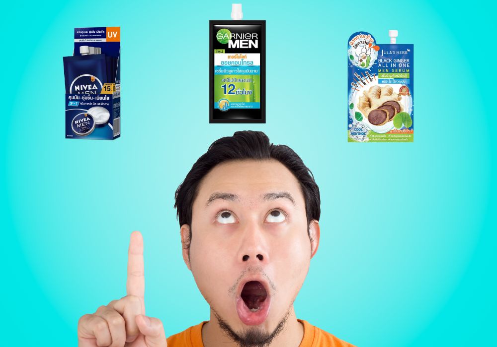 รีวิว ครีมซองเซเว่น ผู้ชาย 7-11 ตัวเด็ด ใช้ดี ราคาถูก 2 ครีมซองเซเว่น ผู้ชาย