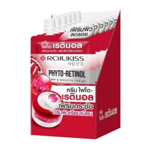 รีวิวครีมซองลดเลือนริ้วรอยในเซเว่น หน้าเด็กราคาประหยัด 8 Rojukiss Phyto Retinol Firm And Smooth Cream