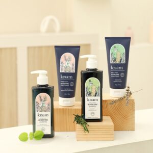 รีวิวแชมพูที่มีส่วนผสมของโสมเกาหลี 5 Kraam Hair&Scalp Revitalizing Shampoo Rosemary & Ginseng Extract