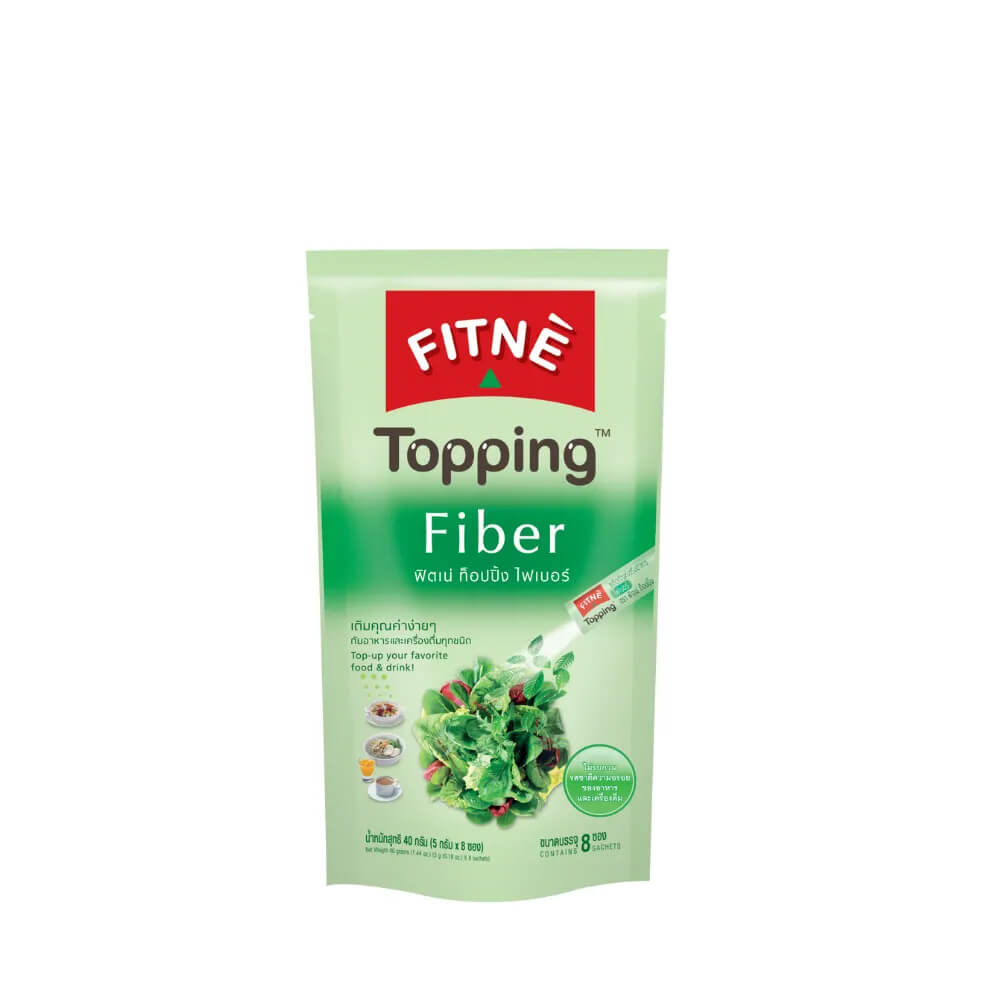 รีวิวอาหารเสริมไฟเบอร์แบบไหนดีกับลำไส้ 8 Fitne Topping Fiber