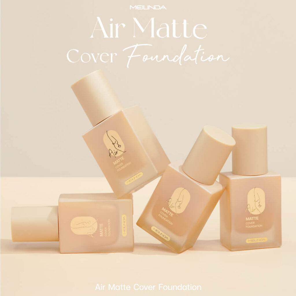 รีวิวรองพื้นกันน้ำยอดฮิตในติ๊กต็อกเตรียมต้อนรับสงกรานต์ 3 Melda Foundation Air matte cover foundation
