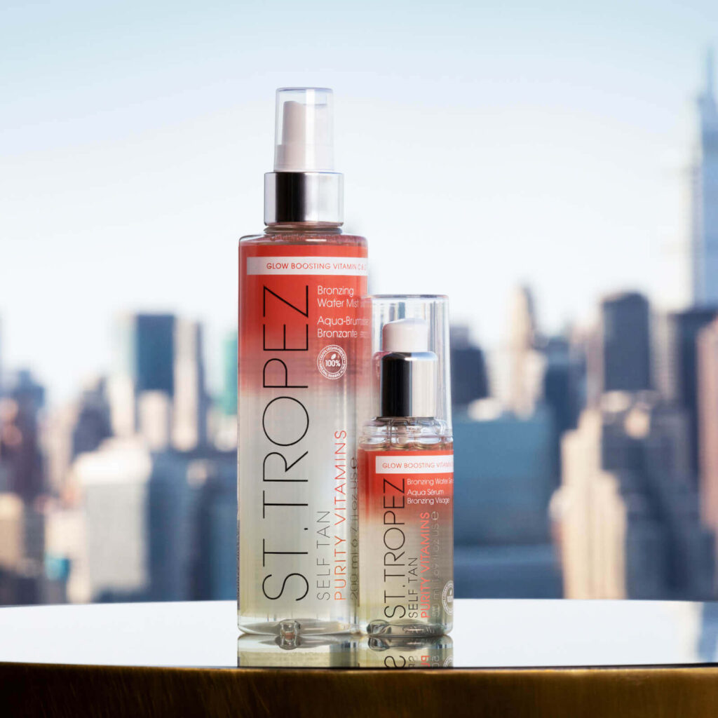 รีวิวสกินแคร์ผิวแทนสำหรับสาวสายฝอที่ควรมี 4 St. Tropez Self Tan Purity Bronzing Water Mist